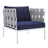 Harmony 3 - Piece Sunbrella Outdoor Patio Aluminum Seating Set - BUILDMYPLACE