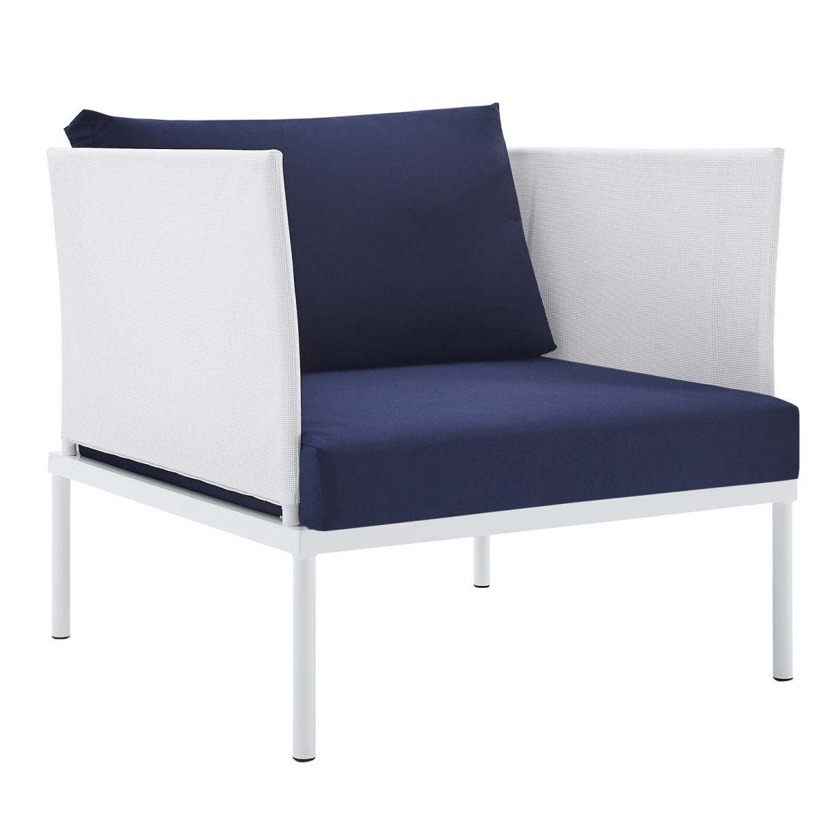 Harmony 3 - Piece Sunbrella Outdoor Patio Aluminum Seating Set - BUILDMYPLACE