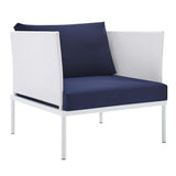 Harmony 3 - Piece Sunbrella Outdoor Patio Aluminum Seating Set - BUILDMYPLACE