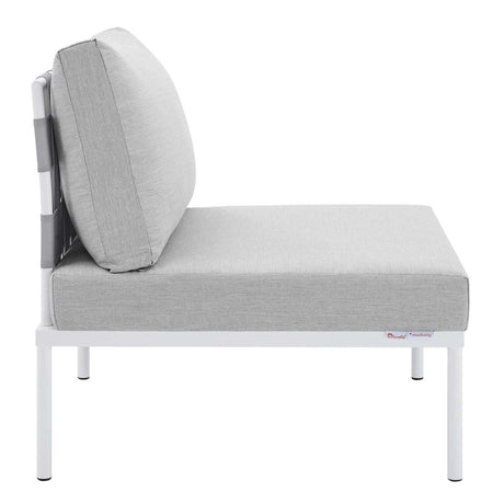 Harmony 4 - Piece Sunbrella Outdoor Patio Aluminum Seating Set - BUILDMYPLACE