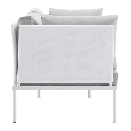 Harmony 4 - Piece Sunbrella Outdoor Patio Aluminum Seating Set - BUILDMYPLACE