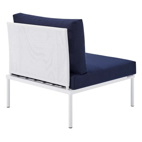 Harmony 4 - Piece Sunbrella Outdoor Patio Aluminum Seating Set - BUILDMYPLACE