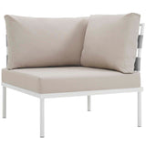 Harmony 5 Piece Outdoor Patio Aluminum Sectional Sofa Set - BUILDMYPLACE