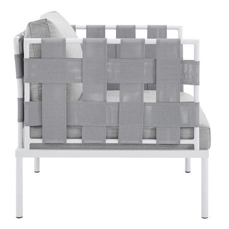 Harmony 5 - Piece Sunbrella Outdoor Patio Aluminum Furniture Set - BUILDMYPLACE
