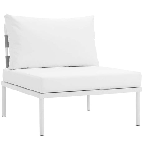 Harmony 6 Piece Outdoor Patio Aluminum Sectional Sofa Set W/ Cofee Table - BUILDMYPLACE