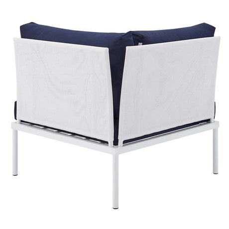 Harmony 6 - Piece Sunbrella Outdoor Patio Aluminum Sectional Sofa Set - BUILDMYPLACE