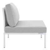 Harmony 7 - Piece Sunbrella Outdoor Patio Aluminum Sectional Sofa Set - BUILDMYPLACE