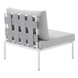 Harmony 7 - Piece Sunbrella Outdoor Patio Aluminum Sectional Sofa Set - BUILDMYPLACE