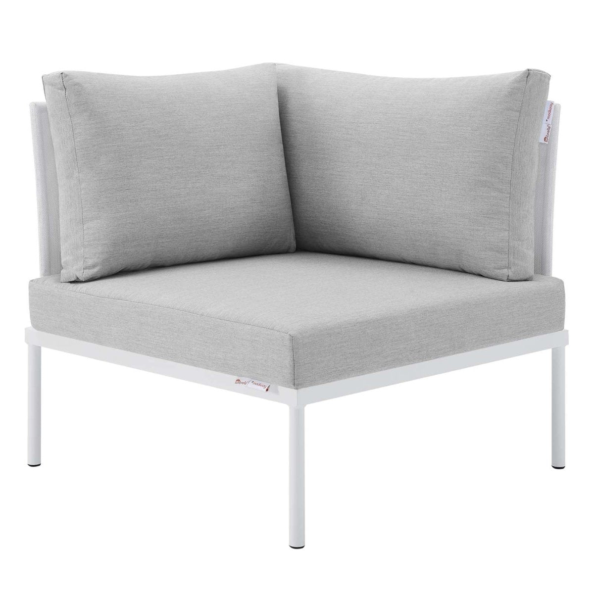 Harmony 7 - Piece Sunbrella Outdoor Patio Aluminum Sectional Sofa Set - BUILDMYPLACE