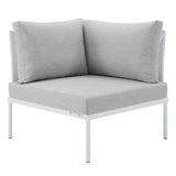 Harmony 7 - Piece Sunbrella Outdoor Patio Aluminum Sectional Sofa Set - BUILDMYPLACE