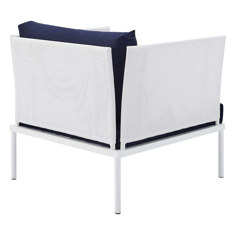 Harmony 7 - Piece Sunbrella Outdoor Patio Aluminum Sectional Sofa Set - BUILDMYPLACE