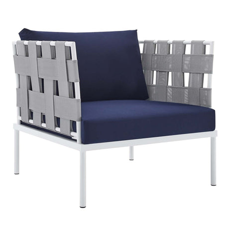 Harmony 7 - Piece Sunbrella Outdoor Patio Aluminum Sectional Sofa Set - BUILDMYPLACE