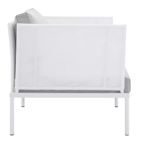 Harmony 7 - Piece Sunbrella Outdoor Patio Aluminum Sectional Sofa Set - BUILDMYPLACE