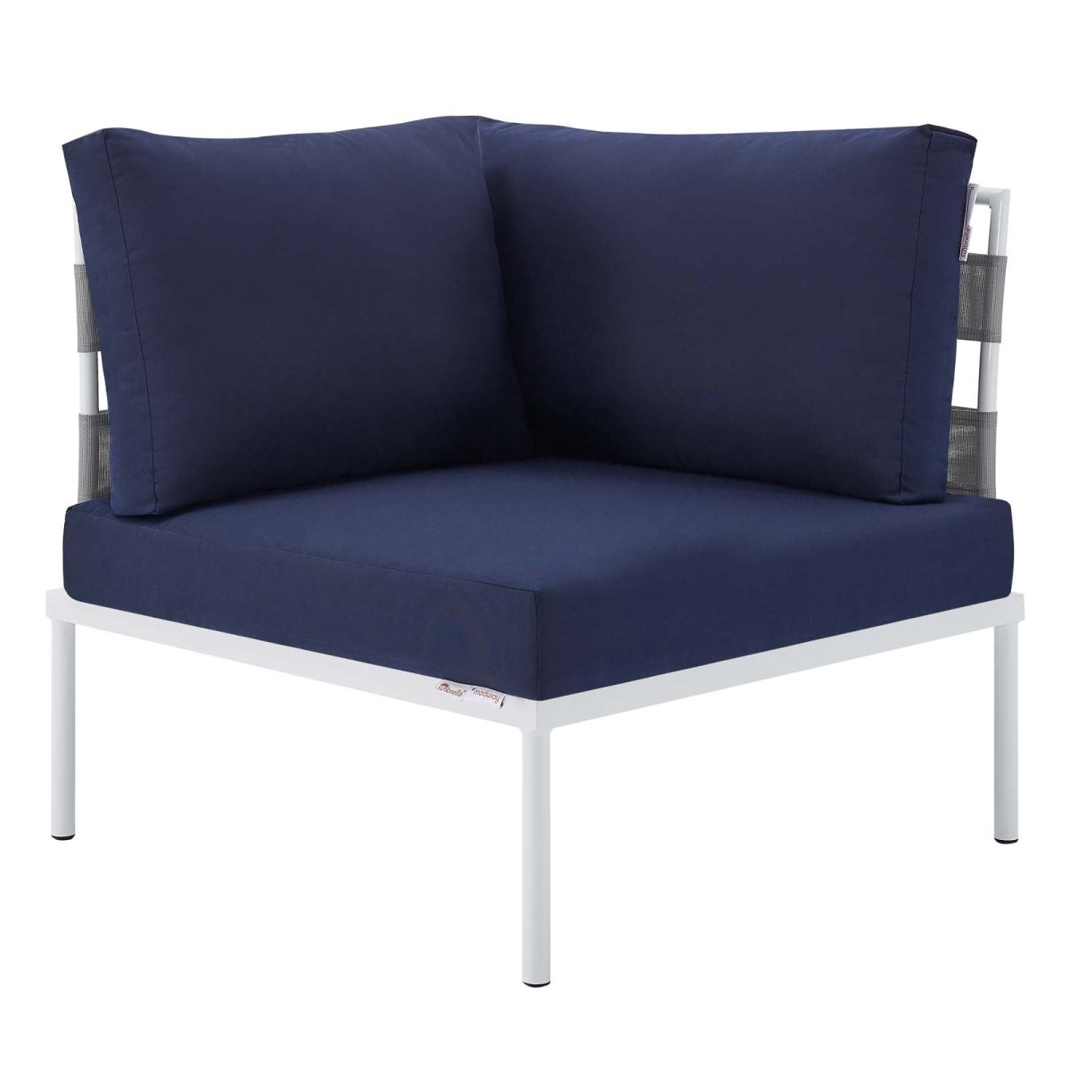 Harmony 7 - Piece Sunbrella Outdoor Patio Aluminum Sectional Sofa Set - BUILDMYPLACE