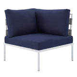 Harmony 7 - Piece Sunbrella Outdoor Patio Aluminum Sectional Sofa Set - BUILDMYPLACE