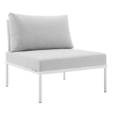 Harmony 7 - Piece Sunbrella Outdoor Patio Aluminum Sectional Sofa Set - BUILDMYPLACE