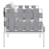 Harmony 7 - Piece Sunbrella Outdoor Patio Aluminum Sectional Sofa Set - BUILDMYPLACE