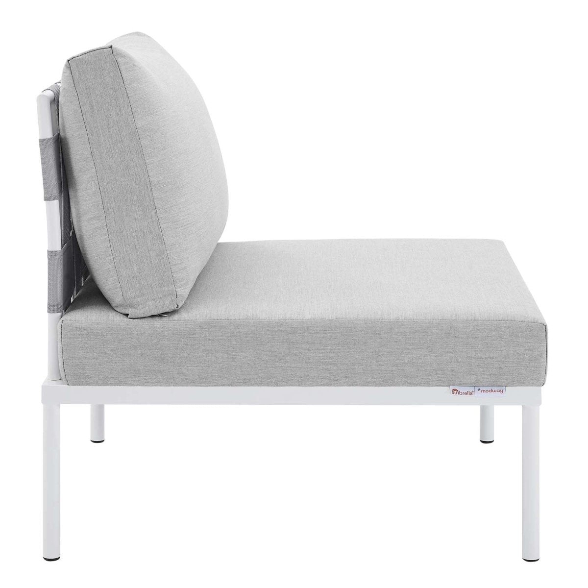 Harmony 7 - Piece Sunbrella Outdoor Patio Aluminum Sectional Sofa Set - BUILDMYPLACE