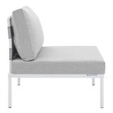 Harmony 7 - Piece Sunbrella Outdoor Patio Aluminum Sectional Sofa Set - BUILDMYPLACE