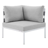 Harmony 7 - Piece Sunbrella Outdoor Patio Aluminum Sectional Sofa Set - BUILDMYPLACE