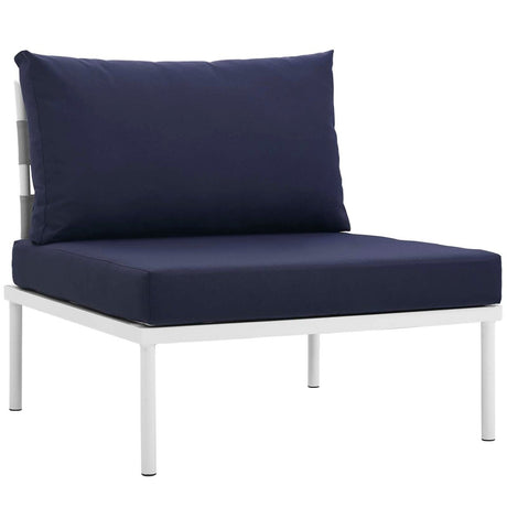 Harmony 8 Piece Outdoor Patio Aluminum Sectional Sofa Set - BUILDMYPLACE