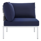 Harmony 8 - Piece Sunbrella Outdoor Patio All Mesh Sectional Sofa Set - BUILDMYPLACE