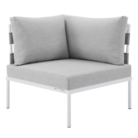 Harmony 8 - Piece Sunbrella Outdoor Patio All Mesh Sectional Sofa Set - BUILDMYPLACE