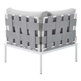 Harmony 8 - Piece Sunbrella Outdoor Patio All Mesh Sectional Sofa Set - BUILDMYPLACE