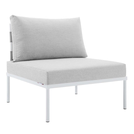 Harmony 8 - Piece Sunbrella Outdoor Patio All Mesh Sectional Sofa Set - BUILDMYPLACE