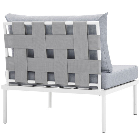 Harmony Armless Outdoor Patio Aluminum Chair - BUILDMYPLACE