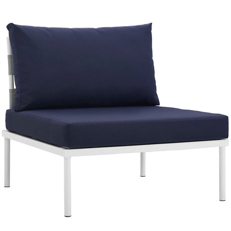 Harmony Armless Outdoor Patio Aluminum Chair - BUILDMYPLACE