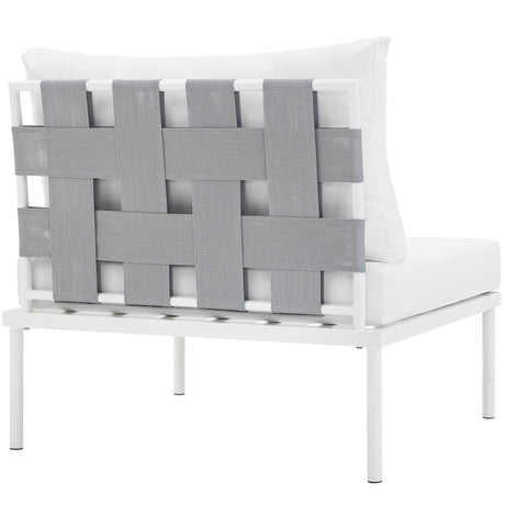 Harmony Armless Outdoor Patio Aluminum Chair - BUILDMYPLACE