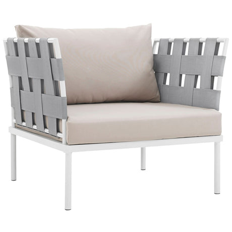 Harmony Outdoor Patio Aluminum Armchair - BUILDMYPLACE