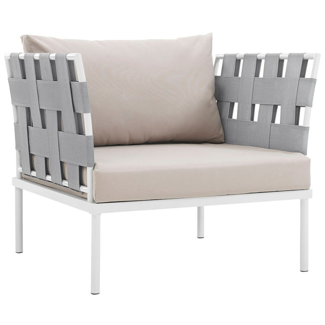 Harmony Outdoor Patio Aluminum Armchair - BUILDMYPLACE