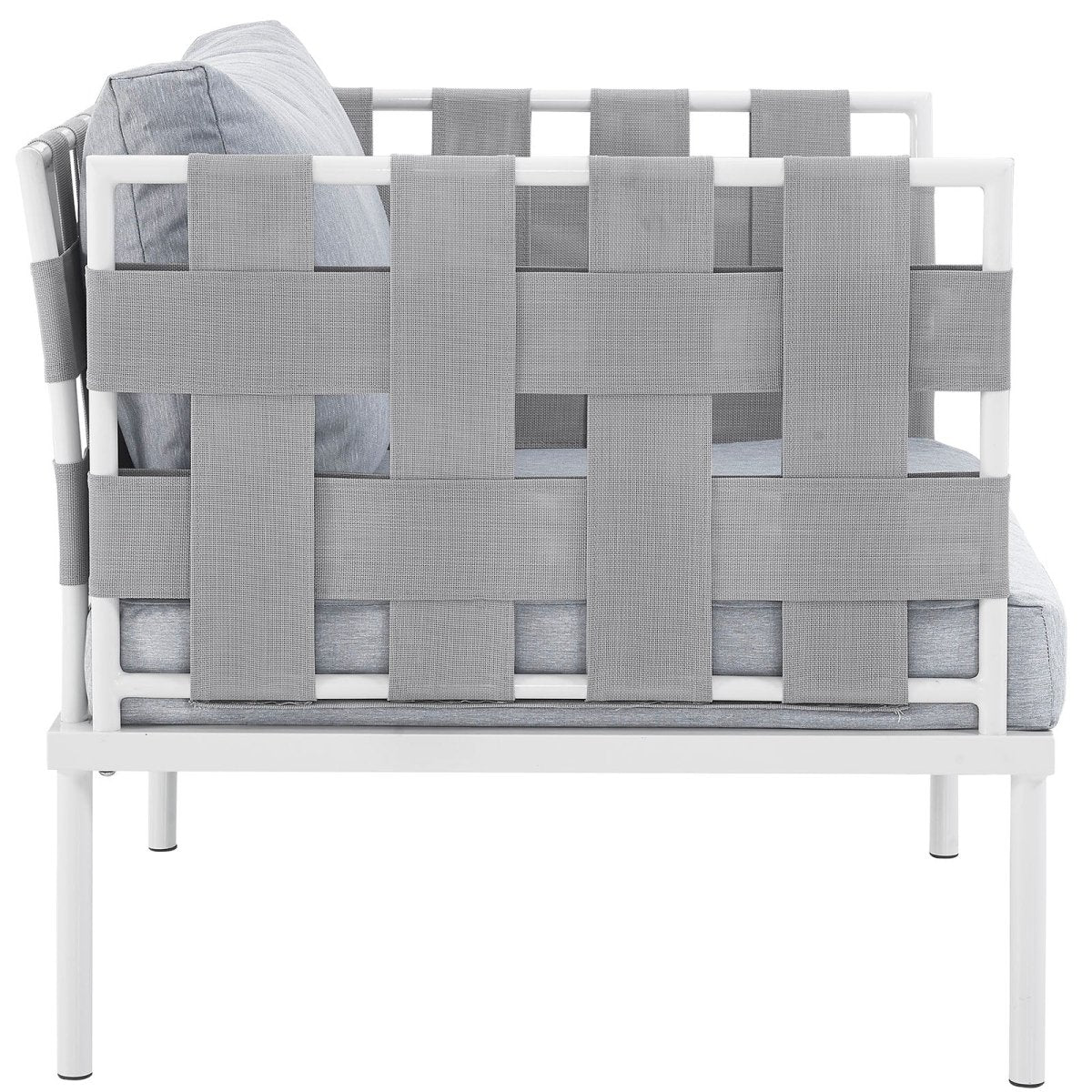Harmony Outdoor Patio Aluminum Armchair - BUILDMYPLACE