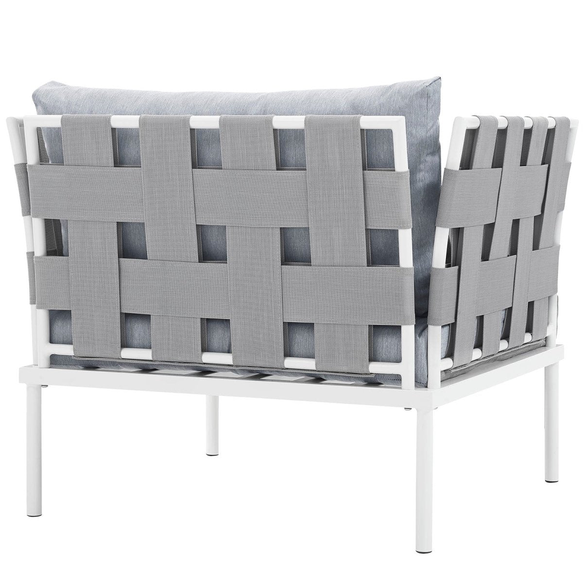 Harmony Outdoor Patio Aluminum Armchair - BUILDMYPLACE