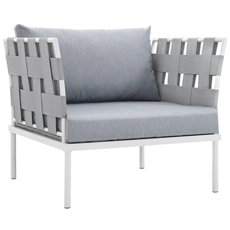 Harmony Outdoor Patio Aluminum Armchair - BUILDMYPLACE
