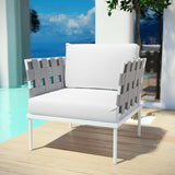 Harmony Outdoor Patio Aluminum Armchair - BUILDMYPLACE