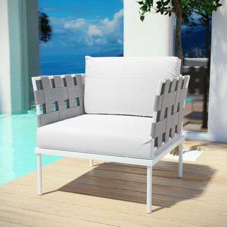 Harmony Outdoor Patio Aluminum Armchair - BUILDMYPLACE
