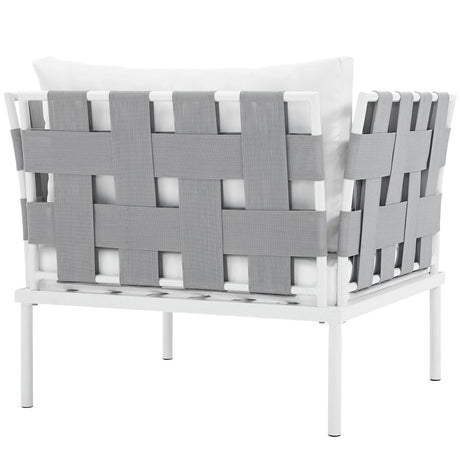 Harmony Outdoor Patio Aluminum Armchair - BUILDMYPLACE