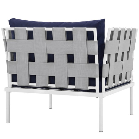 Harmony Outdoor Patio Aluminum Armchair - BUILDMYPLACE