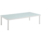 Harmony Outdoor Patio Aluminum Coffee Table - BUILDMYPLACE