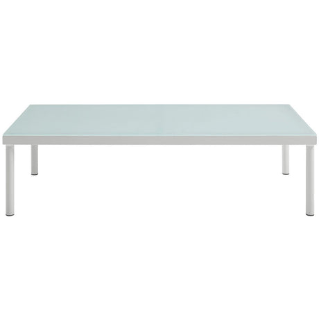 Harmony Outdoor Patio Aluminum Coffee Table - BUILDMYPLACE