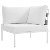 Harmony Outdoor Patio Aluminum Corner Sofa - BUILDMYPLACE