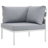 Harmony Outdoor Patio Aluminum Corner Sofa - BUILDMYPLACE