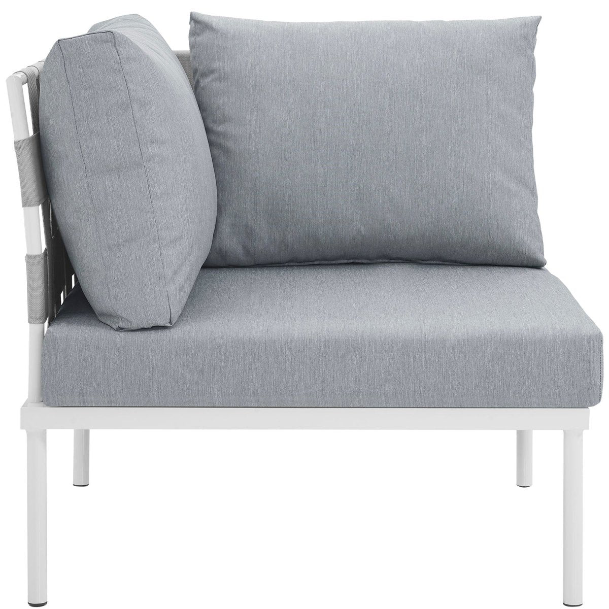 Harmony Outdoor Patio Aluminum Corner Sofa - BUILDMYPLACE