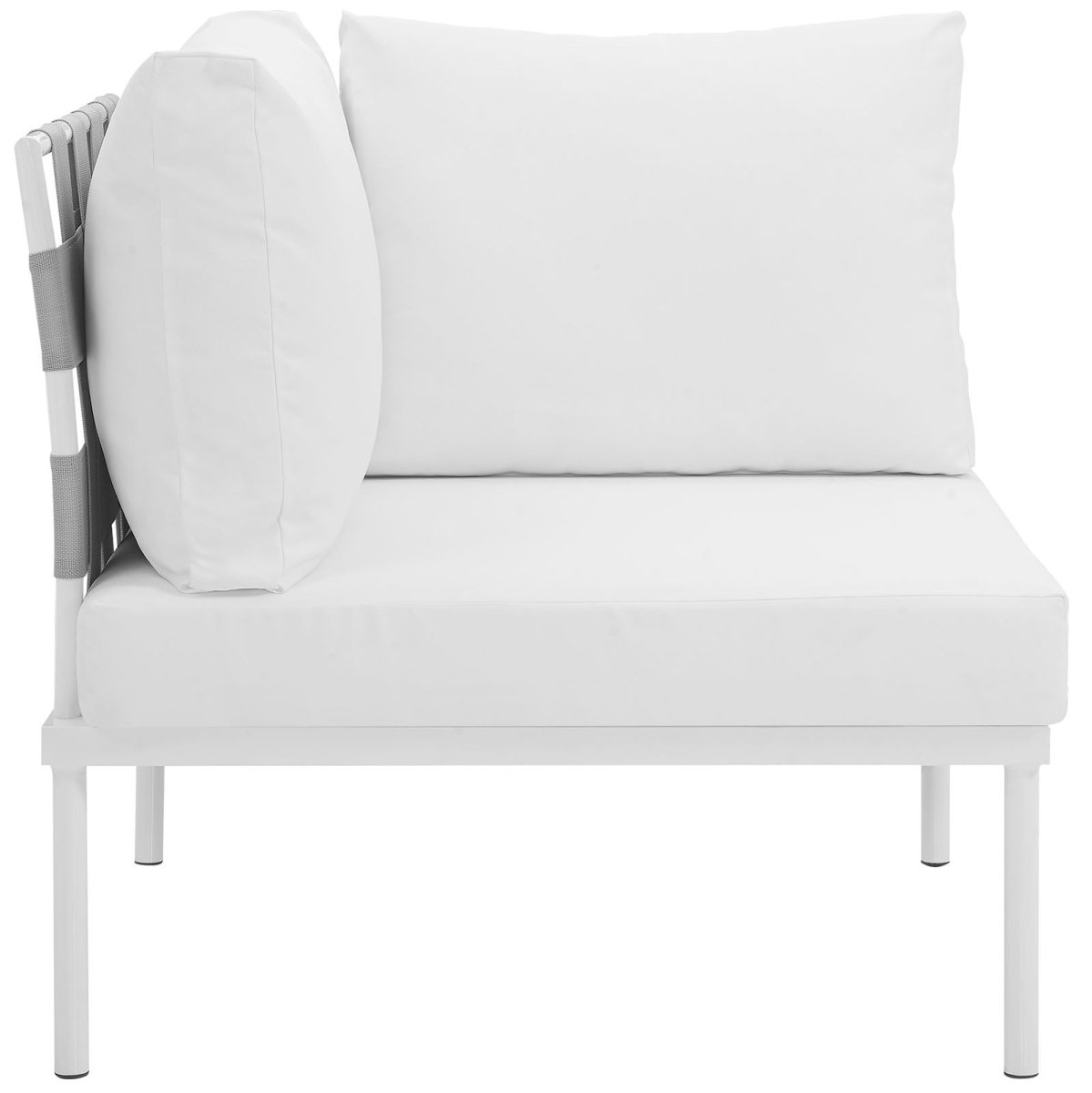 Harmony Outdoor Patio Aluminum Corner Sofa - BUILDMYPLACE