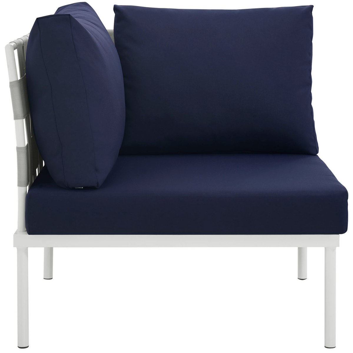 Harmony Outdoor Patio Aluminum Corner Sofa - BUILDMYPLACE