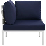 Harmony Outdoor Patio Aluminum Corner Sofa - BUILDMYPLACE
