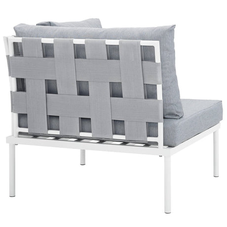 Harmony Outdoor Patio Aluminum Corner Sofa - BUILDMYPLACE